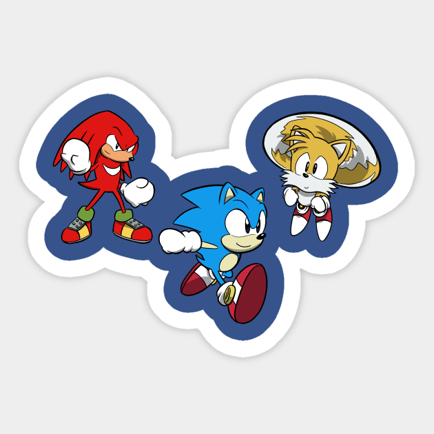 sanic Sticker by John Caden 64